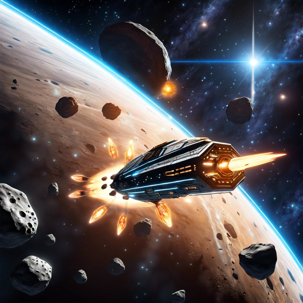 asteroid sprint navigate a spaceship through an ever changing asteroid field leveling up your ship as you progress