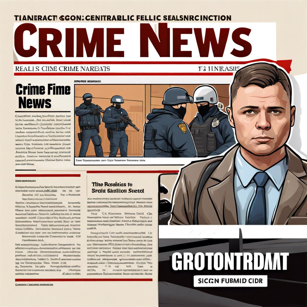 busted newspaper overview